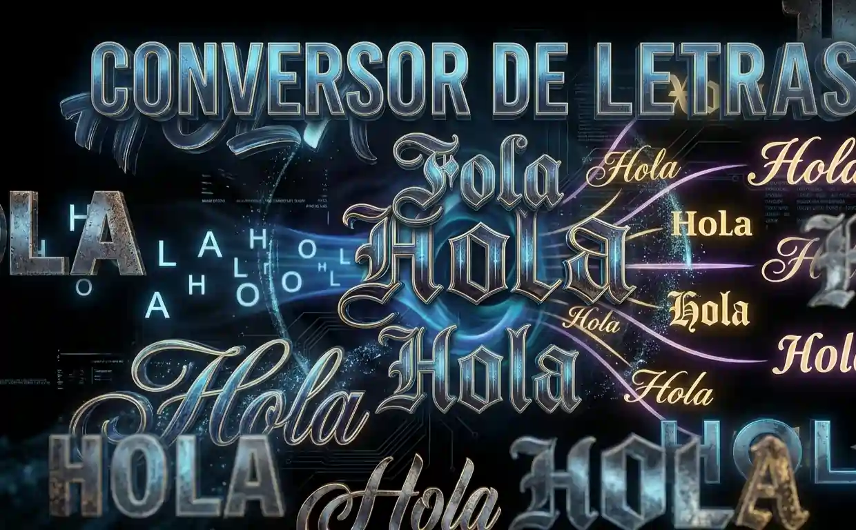 Conversor de Letras