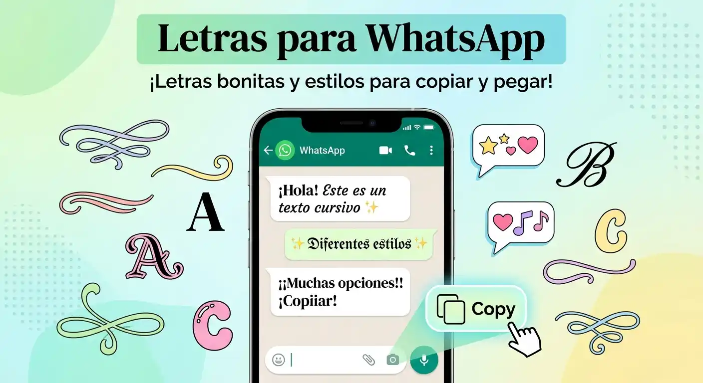 Letras para WhatsApp