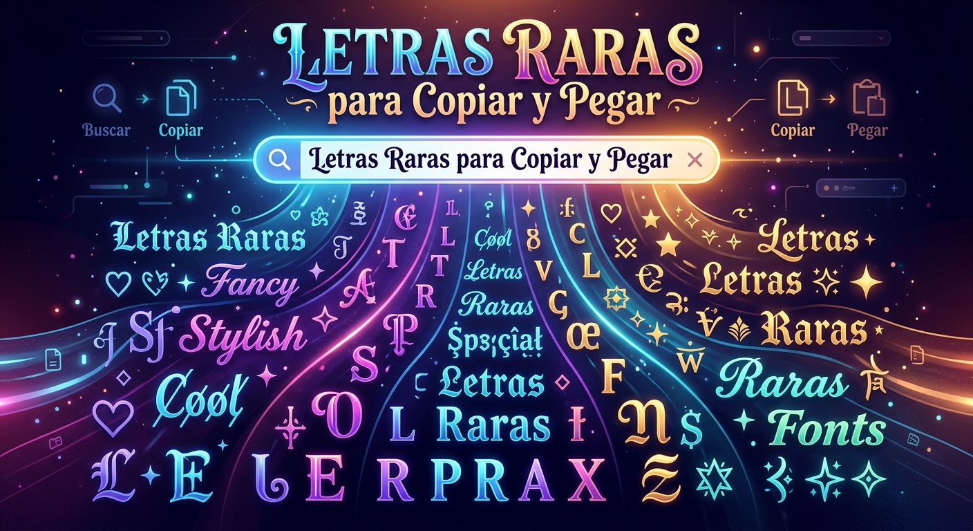 Letras Raras para Copiar y Pegar